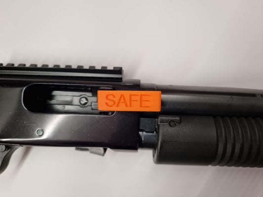 Safety Flag With Belt Holder For 12 Gauge Pump Semi-Auto Shotgun