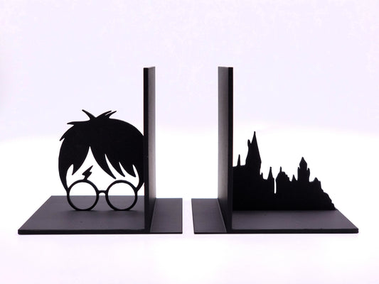 Minimalist Harry Potter Themed Bookend – Magical Bookshelf Decor