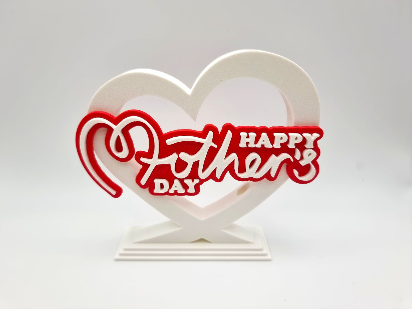 Mother's Day Heart-Shaped Flower Rose Holder Gift in English