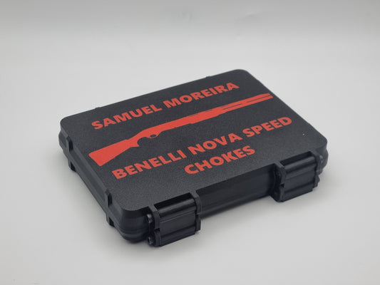 Custom Benelli Nova Speed Choke Case – Storage Box with Labels & Personalization