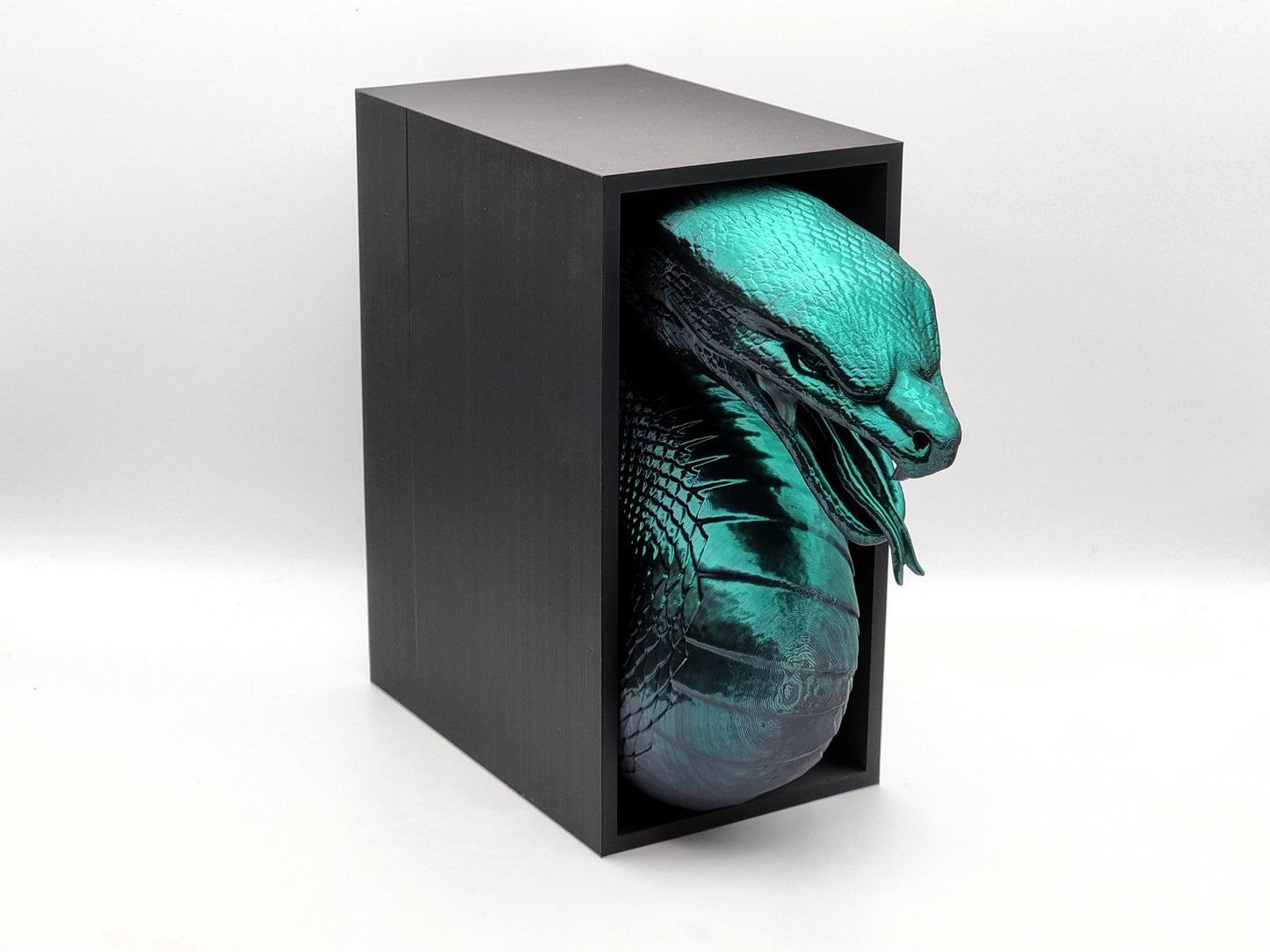 Slytherin-Inspired Green Snake Bookend – Bold & Magical Shelf Decor for Harry Potter Fans