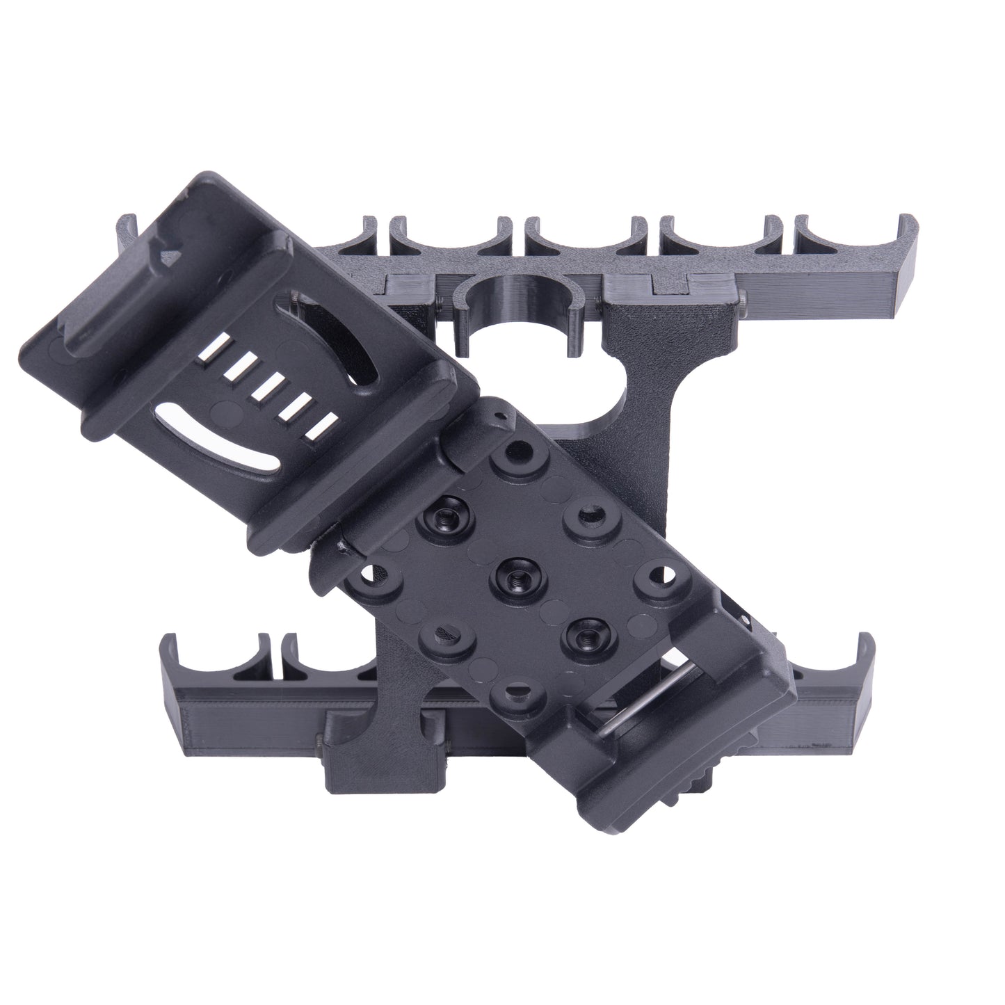 Portacartuchos IPSC para escopeta de 12+1 cartuchos de doble carga para cinturón de competición, compatible con Tek-Lok, calibre 12 V3