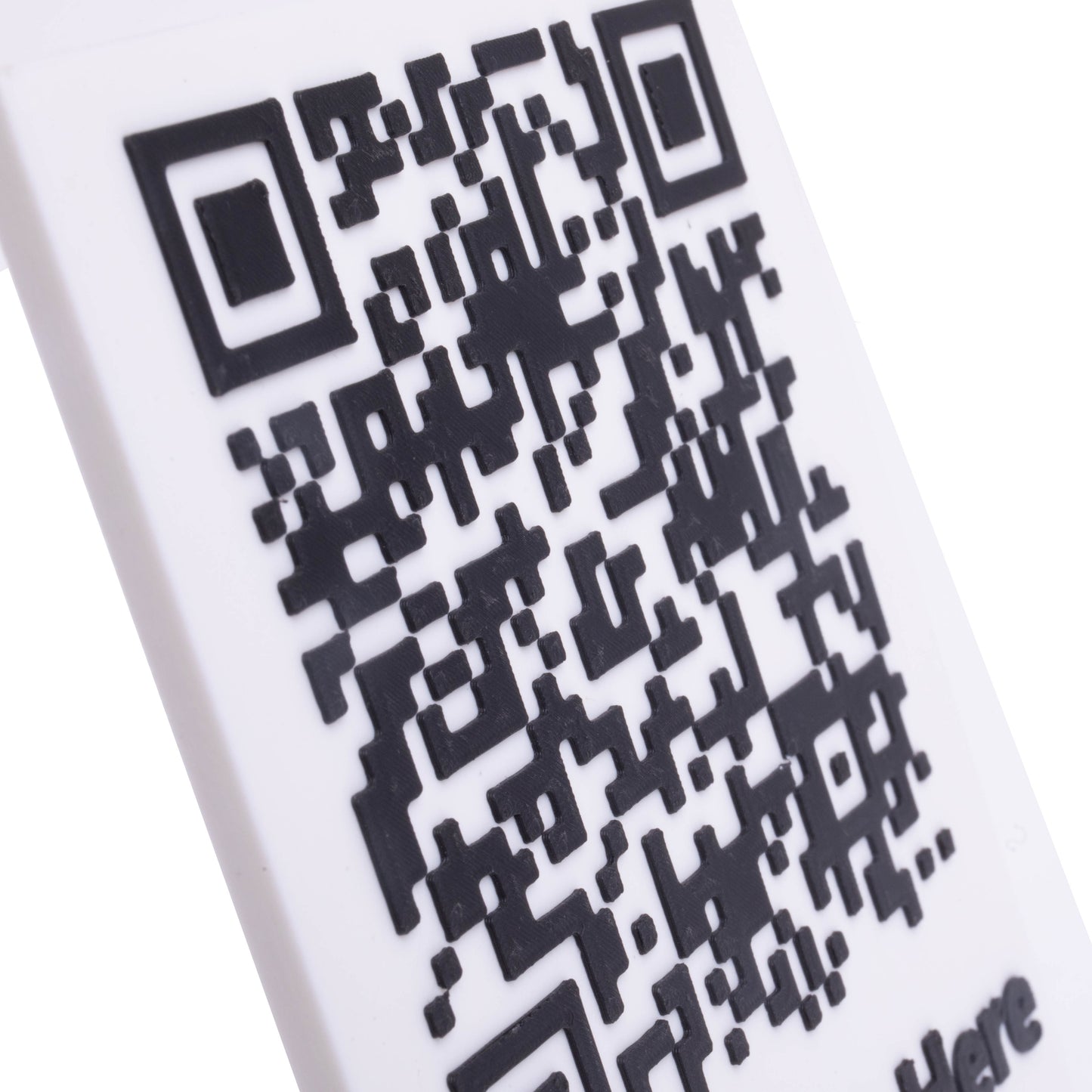 Custom QR Code Display Stand – Modern & Elegant | Personalized Text | WiFi, Link, Menu, Business Use