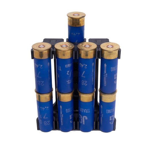 Portacartuchos para escopeta IPSC, 8+1 cartuchos de doble carga para cinturón de competición, compatible con Tek-Lok, calibre 12 V3