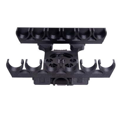 Portacartuchos IPSC para escopeta de 12+1 cartuchos de doble carga para cinturón de competición, compatible con Tek-Lok, calibre 12 V3